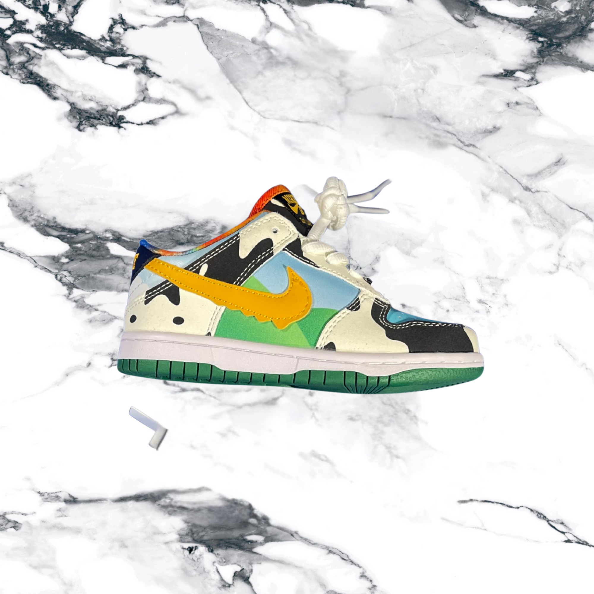 Dunk low-toddler-multicow print