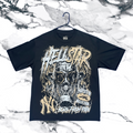 Hell star shirt- blackbiege