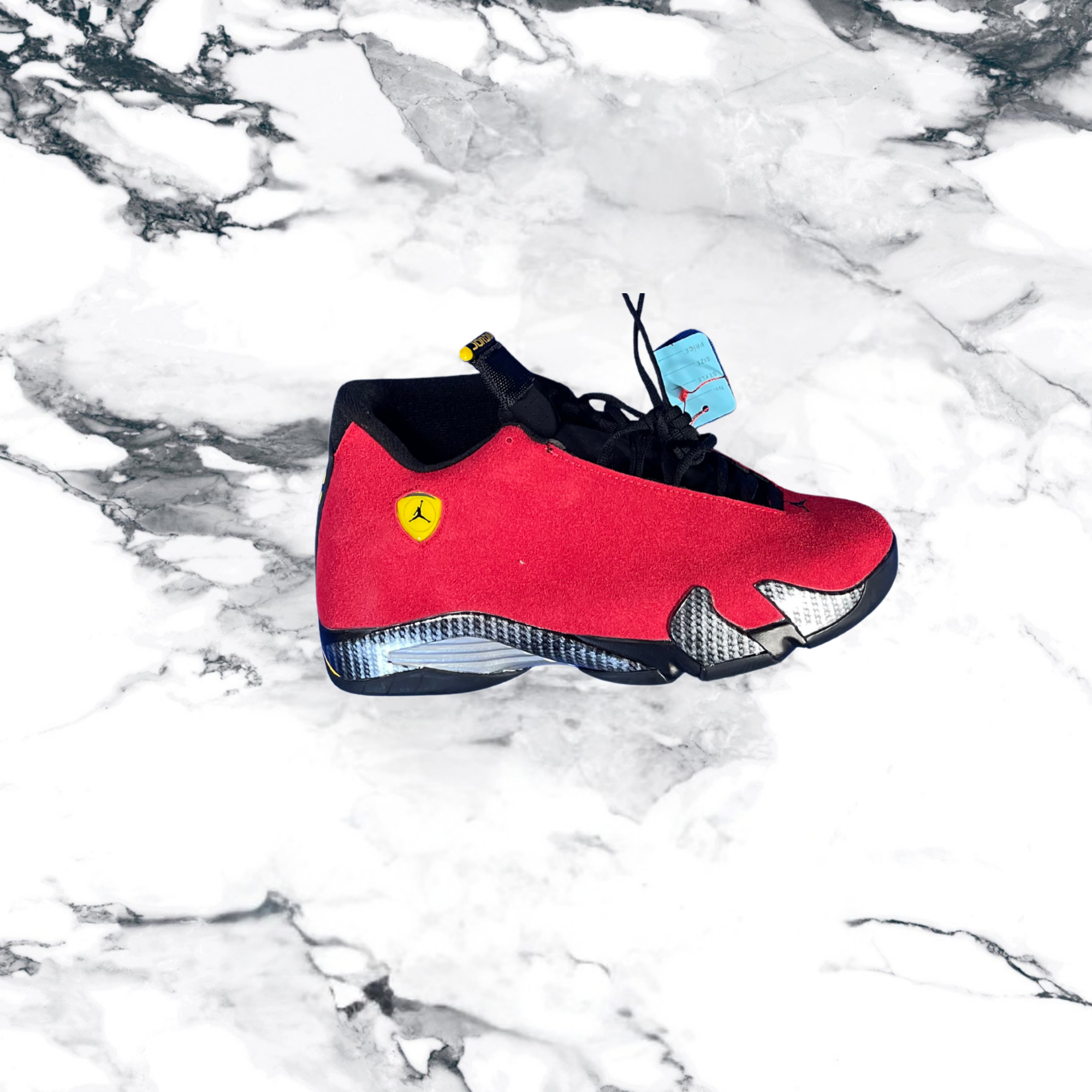 Jordan14 low Ferrari- red/black
