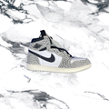 Jordan 1 mid elephant- black/grey-white