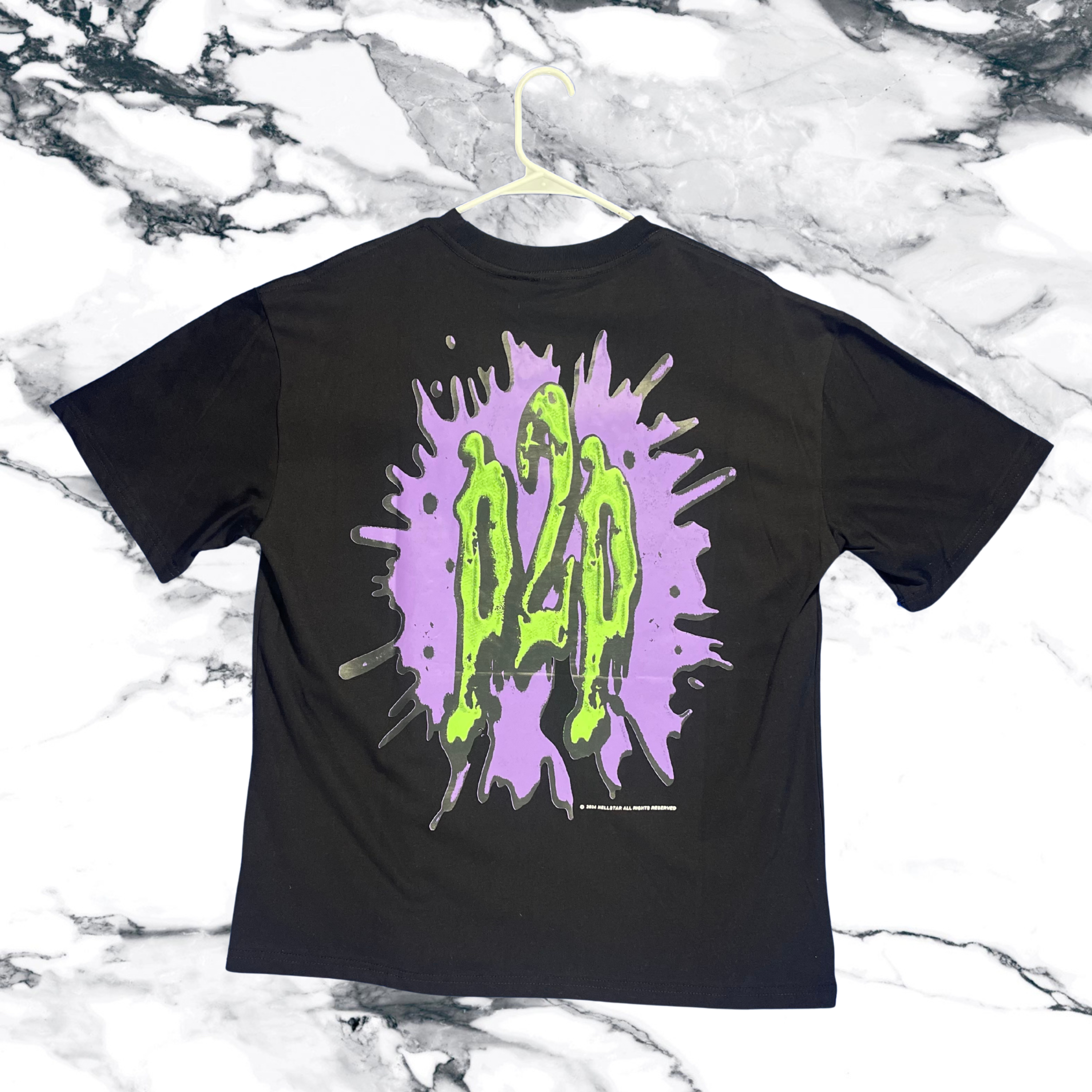 Men’s Hell Star shirt- black/green/purple