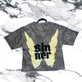 Men’s Sin crop shirt- grey