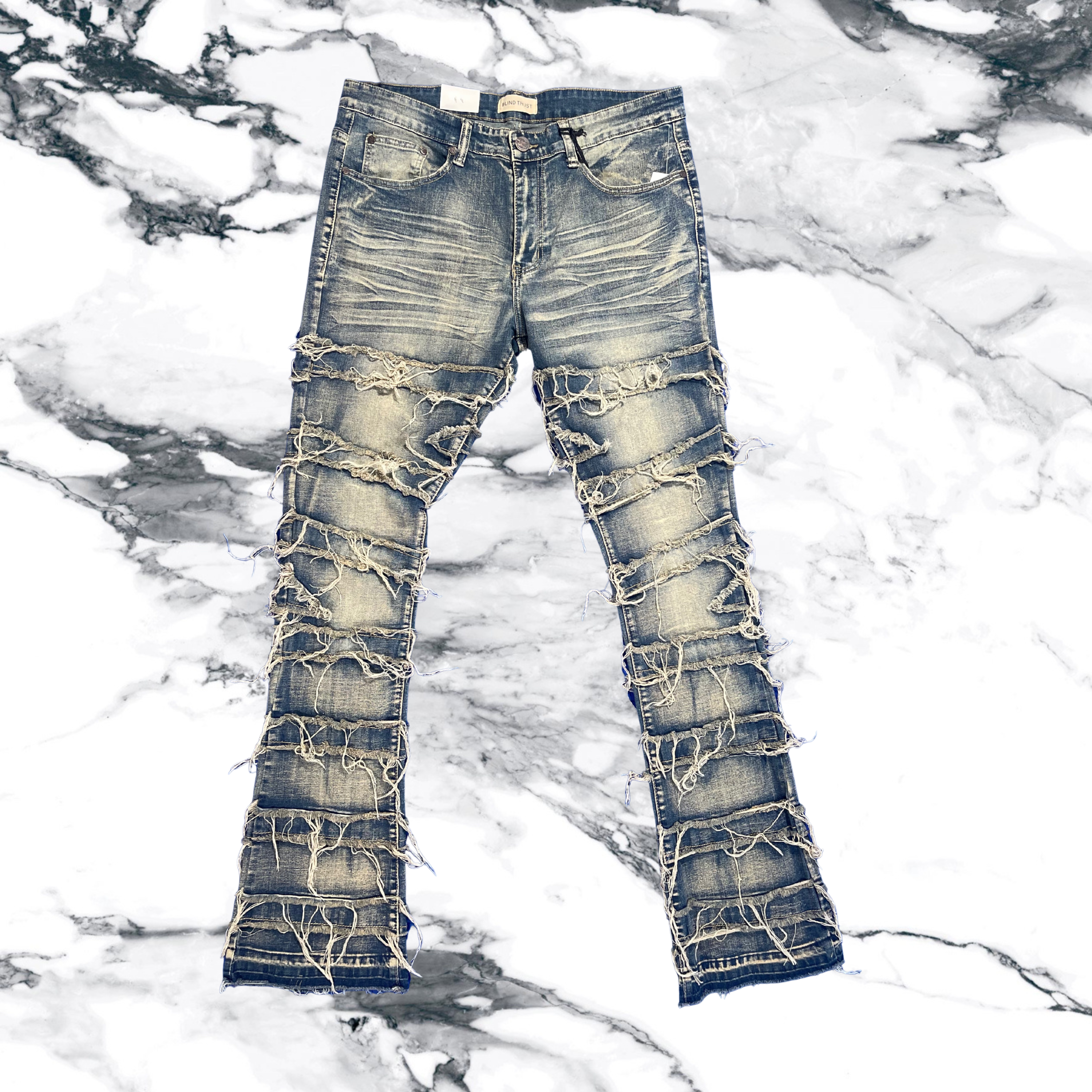 Men’s distressed jeans