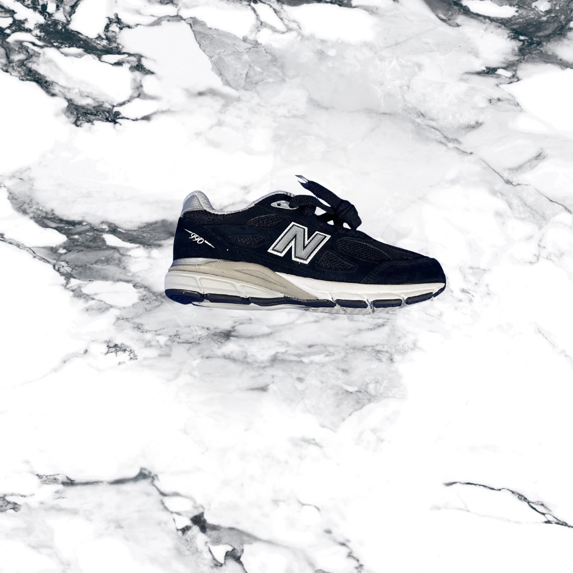 New balance 990-black/grey/white
