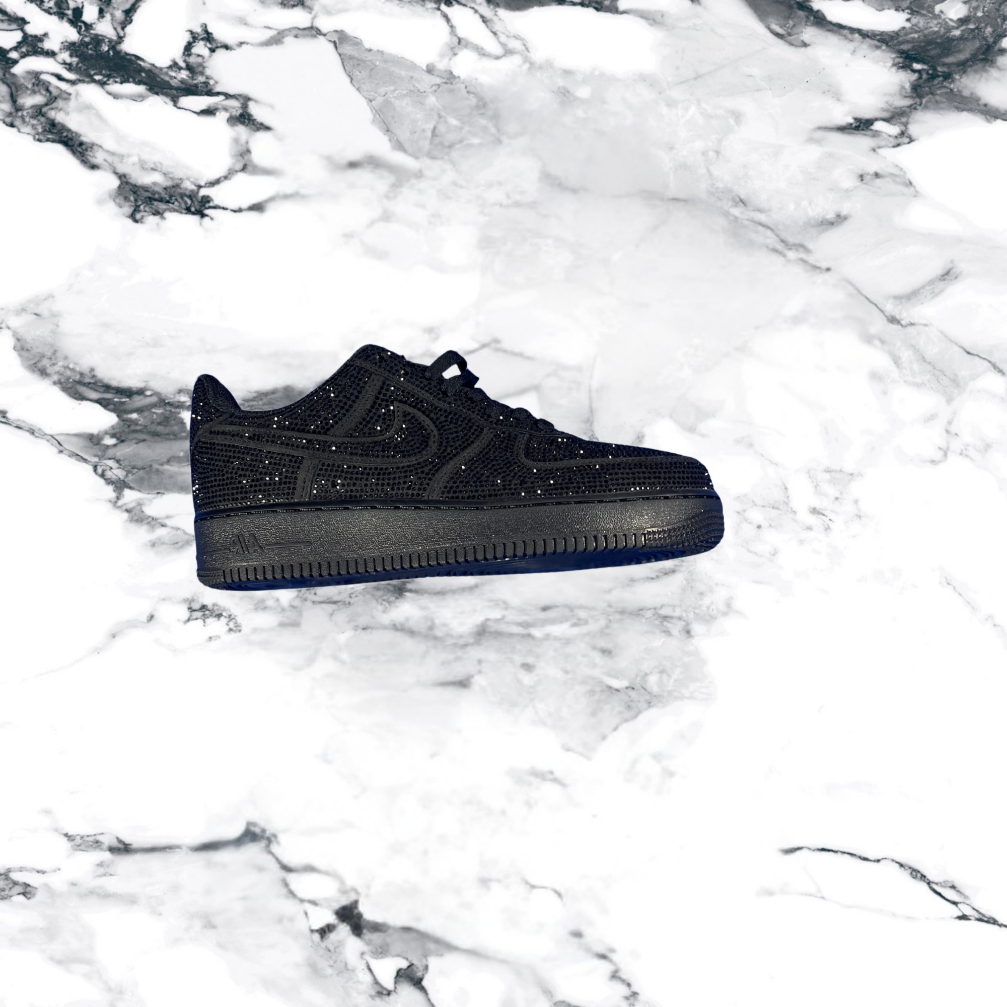 Nike Air Force 1 low- black/bling
