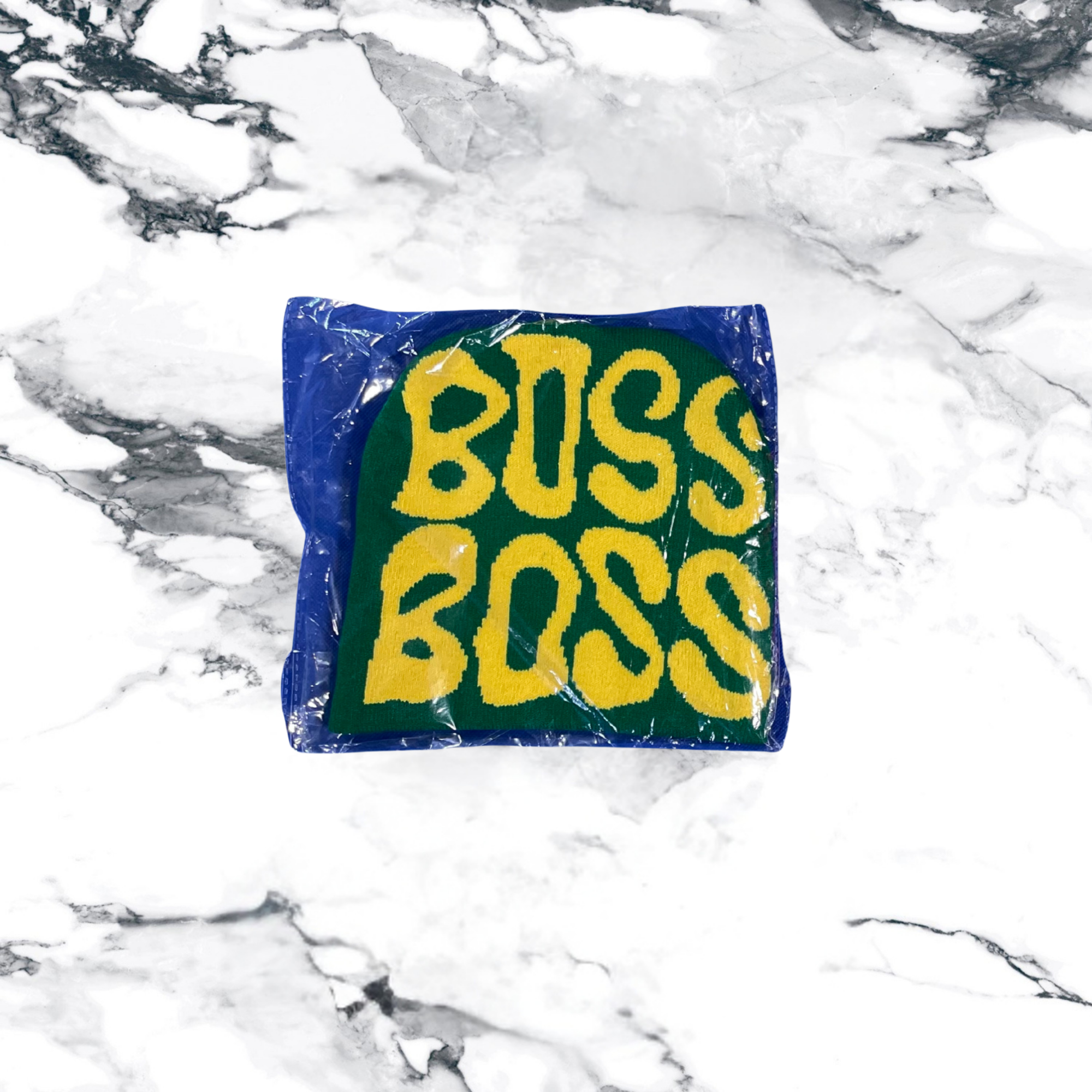 Boss Beanie-green/yellow