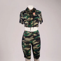 Women 2pc set- army