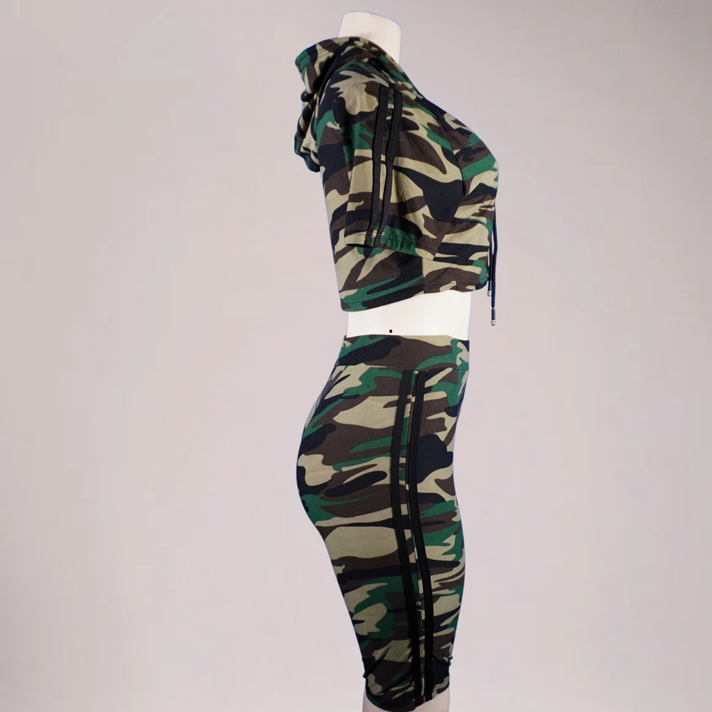 Women 2pc set- army