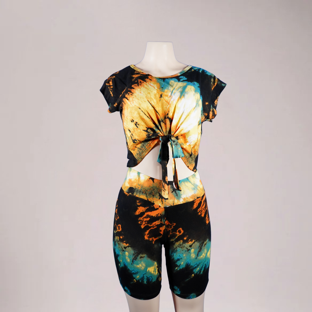 Women’s 2pc short set- multi