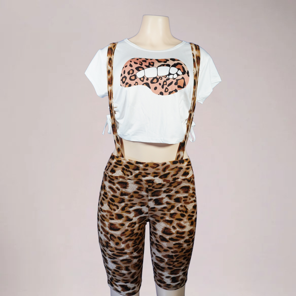 Women’s cheetah 2pc