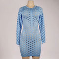 Women’s hole dress- sky blue
