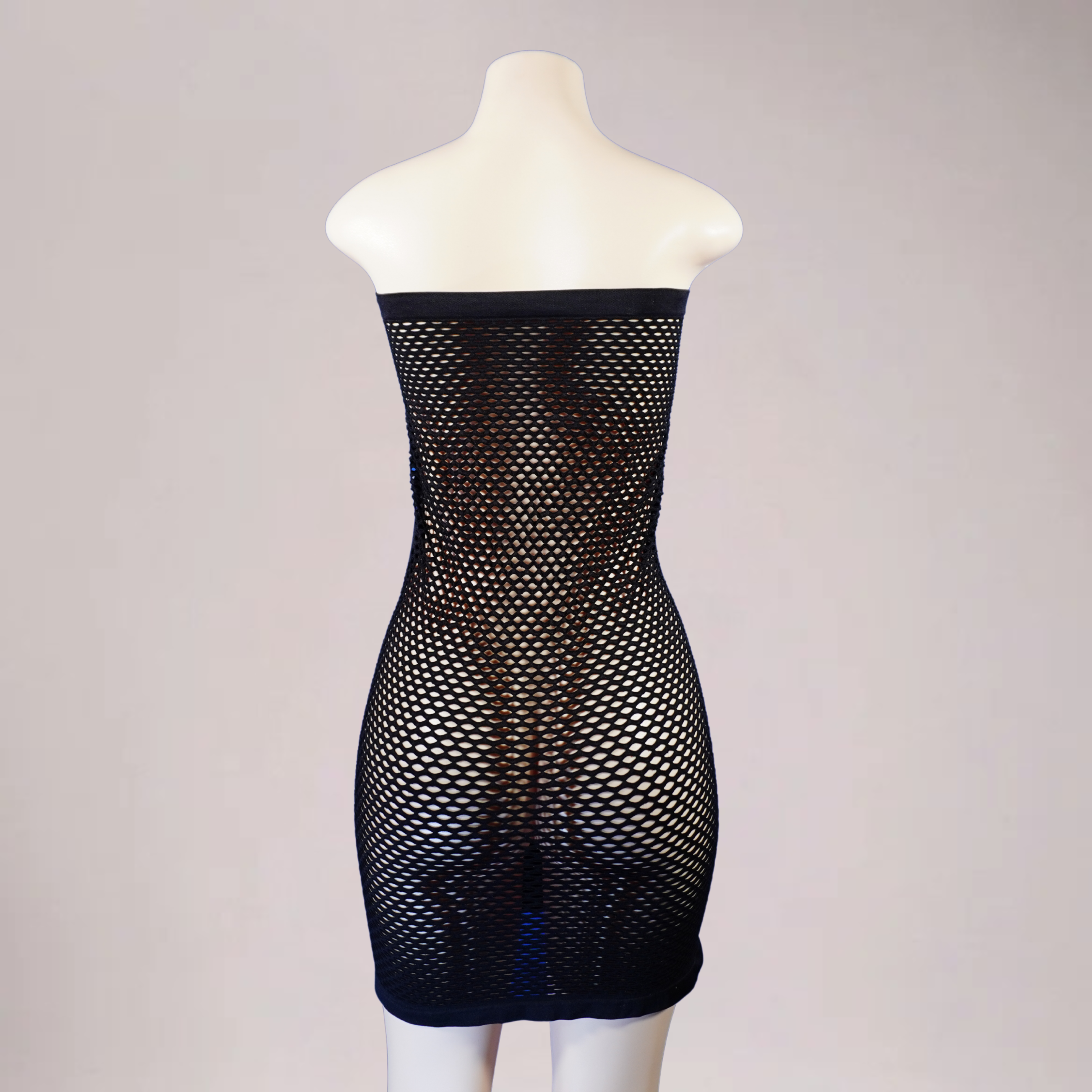 Women’s sexy fish net dress- black