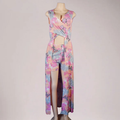 women’s pink marble short 2pc